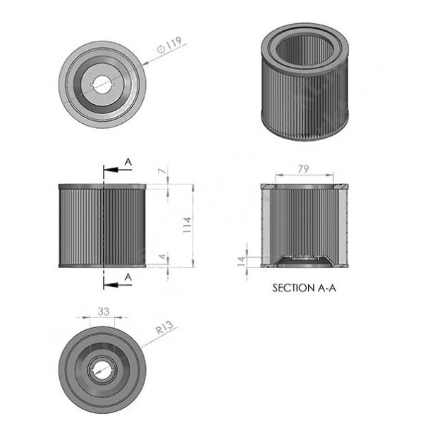 FKA996 φίλτρο HEPA KARCHER - Image 2