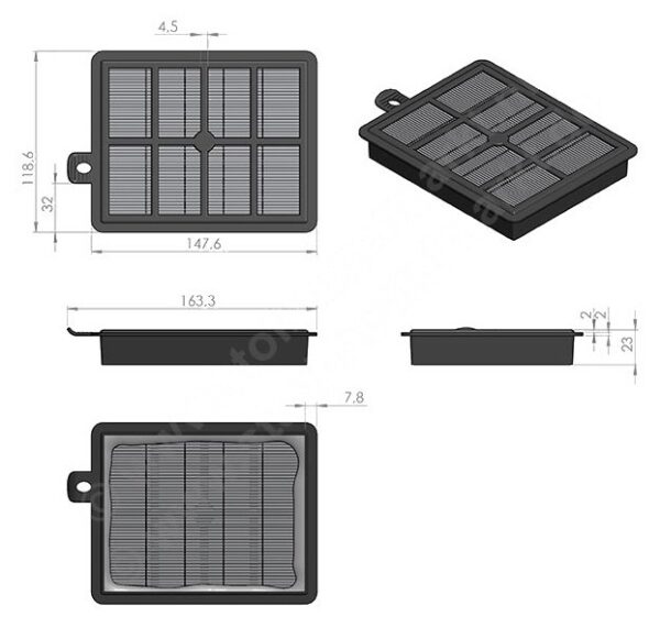 FPH24 φίλτρο HEPA PHILIPS - Image 2