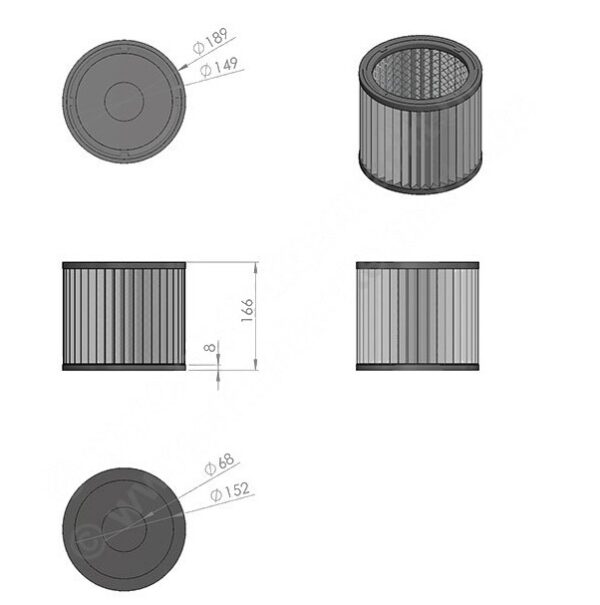 FRO974 φίλτρο HEPA ROWENTA PARKSIDE - Image 4