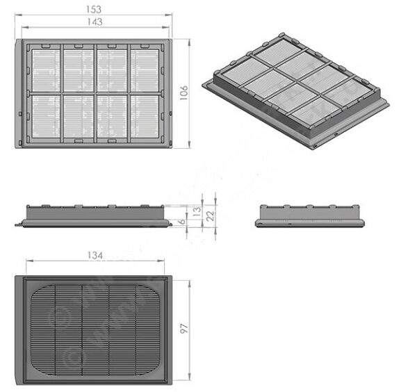 FBS560 φίλτρο HEPA BOSCH SIEMENS - Image 2