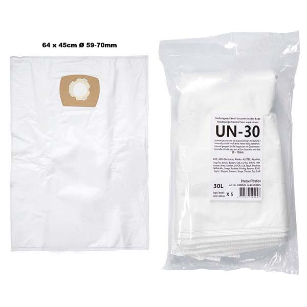 UN30 Universal microfiber dustbags 30L